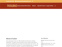 Tablet Screenshot of paradisosanleandro.com